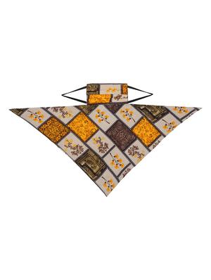 beige rayon anti-pollution scarf women mask - 17279855 - Standard Image - 4
