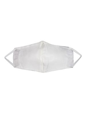white cotton decorative women mask - 17279859 - Standard Image - 4