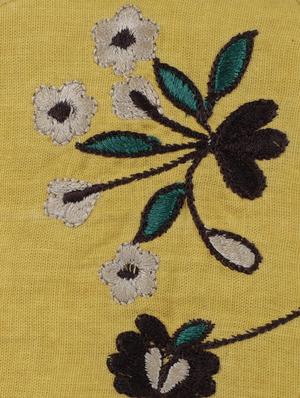yellow cotton decorative women mask - 17279868 - Standard Image - 5