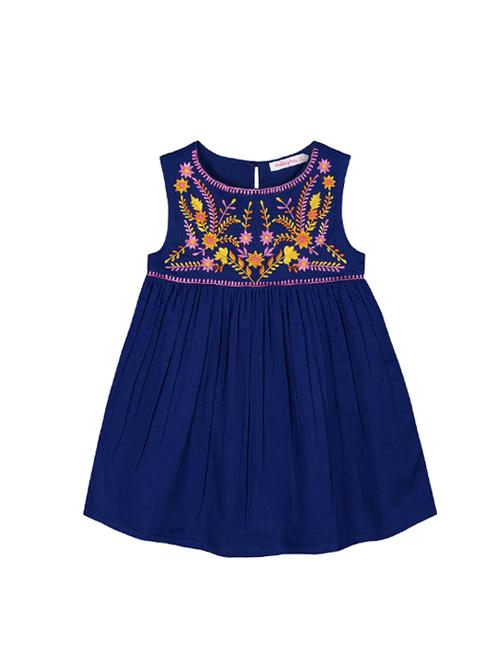 blue cotton frock - 17279878 - Standard Image - 1