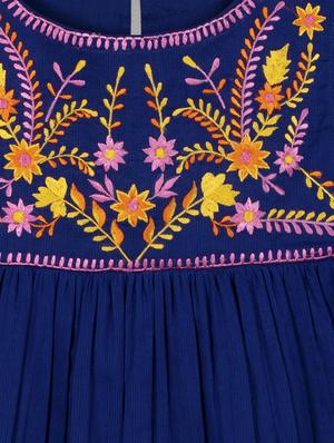 blue cotton frock - 17279878 - Standard Image - 3