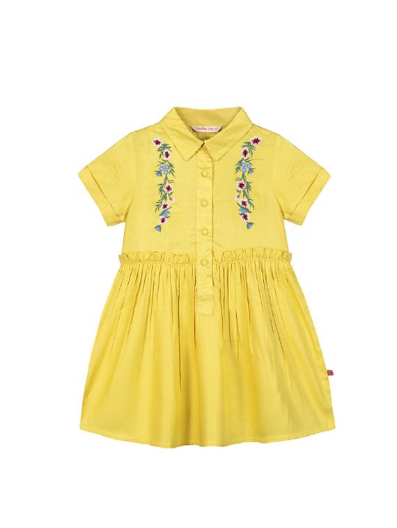 yellow cotton frock - 17279879 - Zoom Image - 1