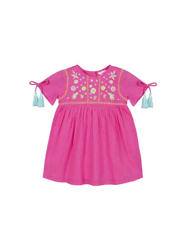 pink cotton frock - 17279880 - Zoom Image - 1