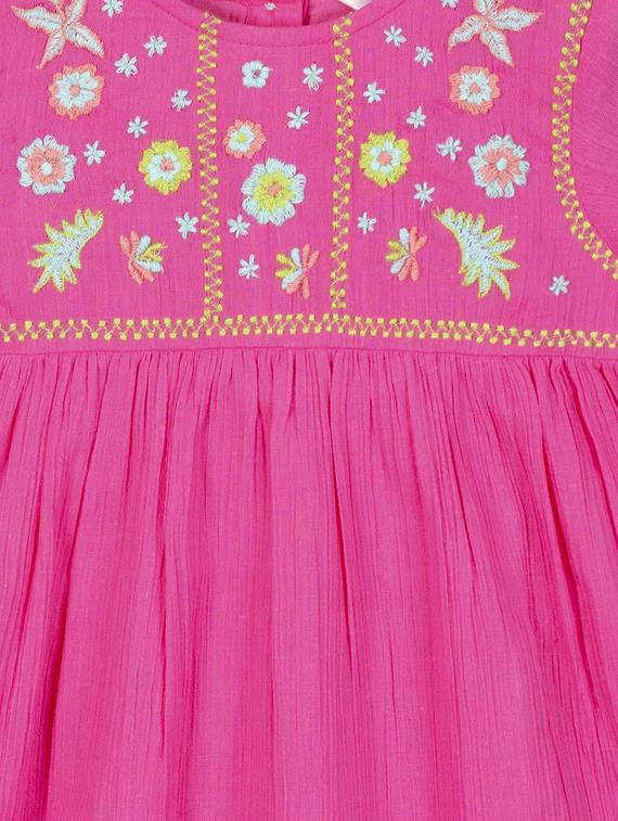 pink cotton frock - 17279880 - Zoom Image - 3