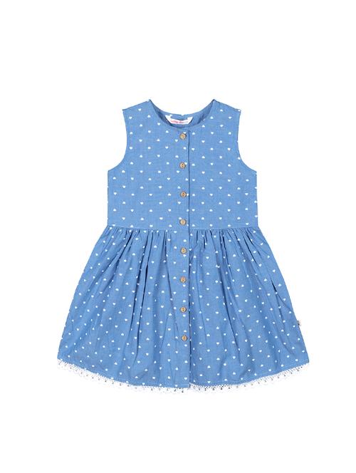 blue cotton frock - 17279898 - Standard Image - 1