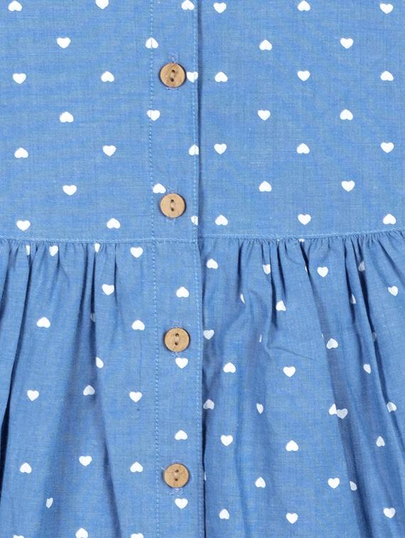 blue cotton frock - 17279898 - Zoom Image - 3
