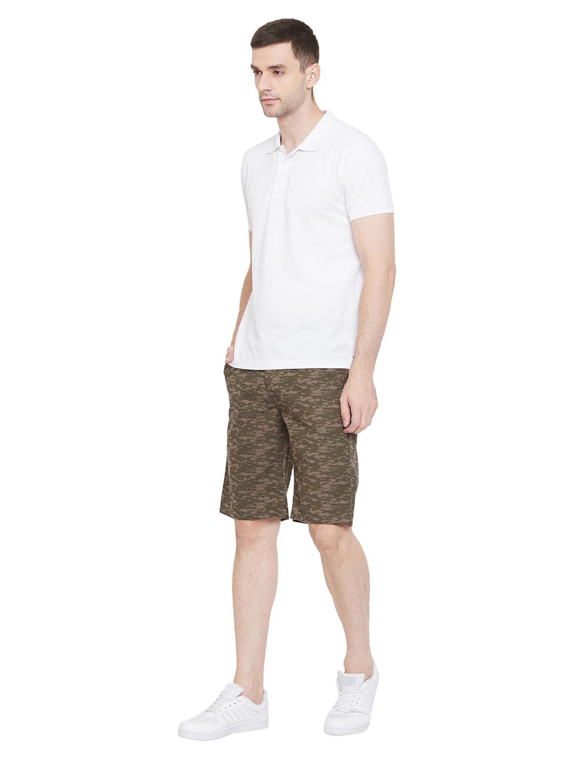 green camouflage bermuda shorts - 17279977 - Zoom Image - 4