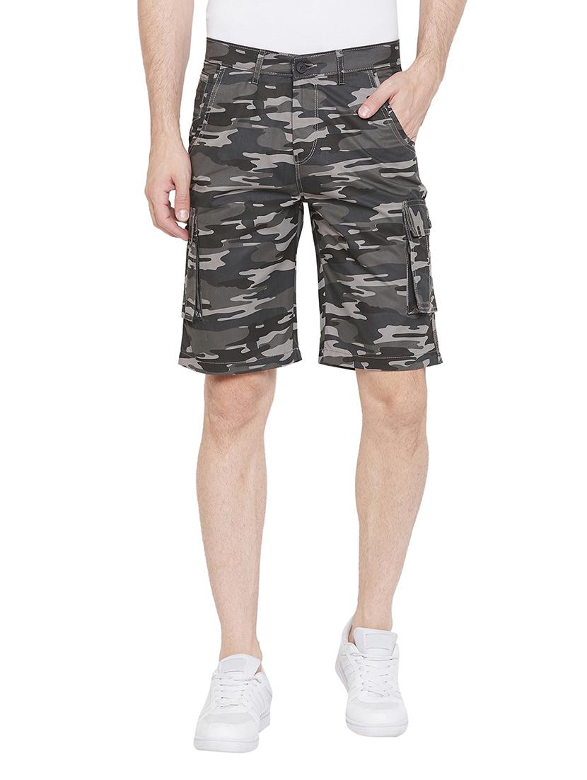 grey camouflage cargo shorts - 17279980 - Zoom Image - 1