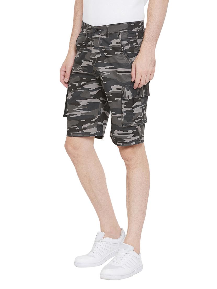 grey camouflage cargo shorts - 17279980 - Zoom Image - 2