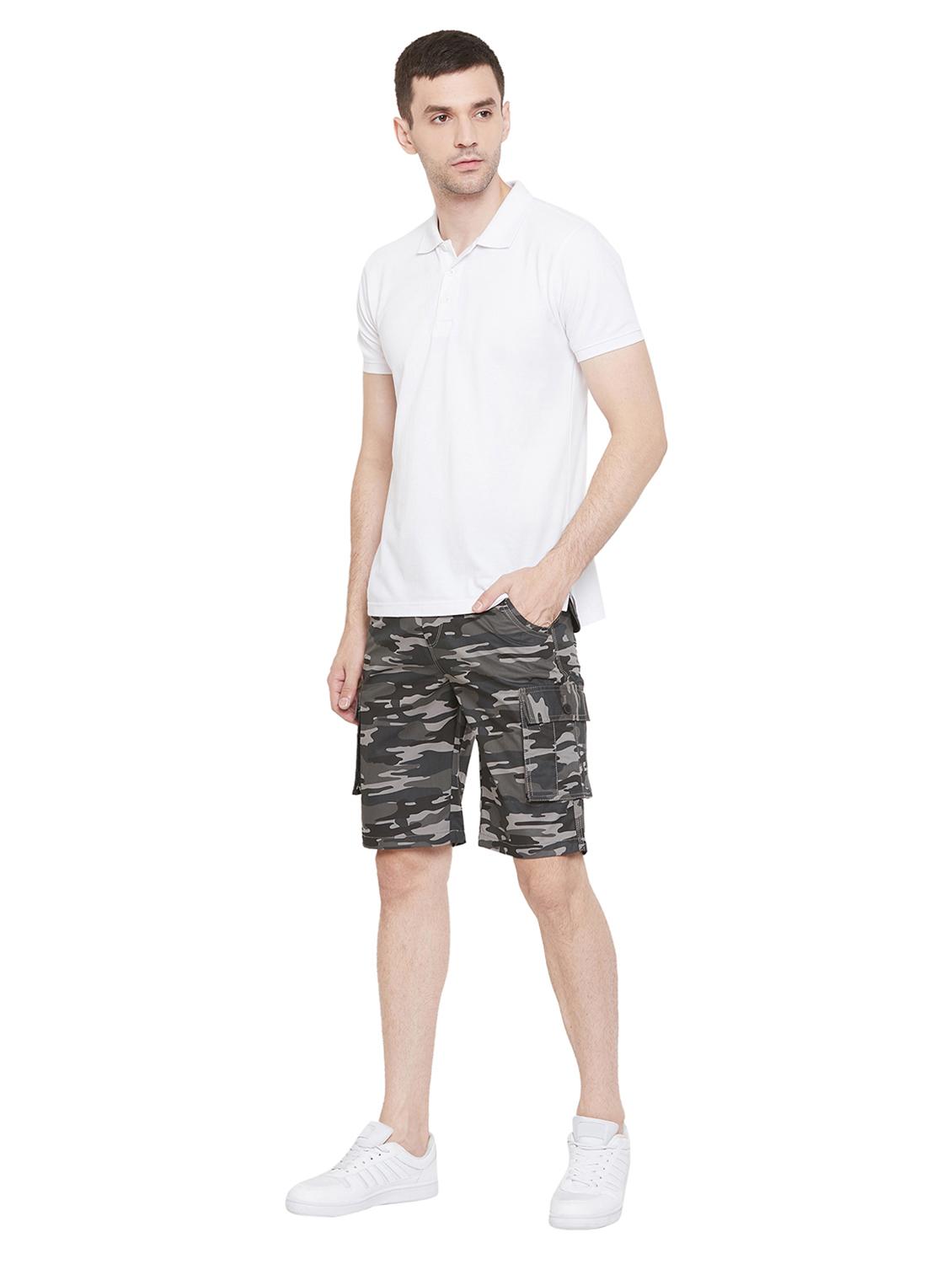 grey camouflage cargo shorts - 17279980 - Zoom Image - 4