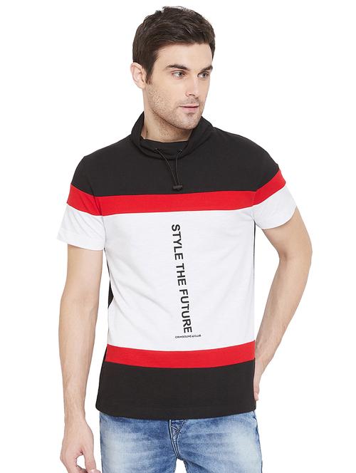 white printed cut & sew t-shirt - 17280061 - Standard Image - 1