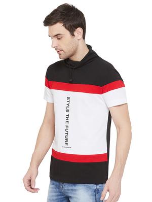 white printed cut & sew t-shirt - 17280061 - Standard Image - 2