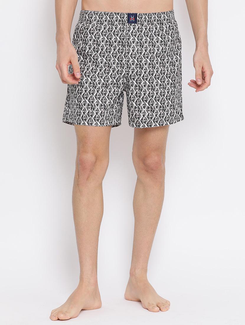grey printed boxer - 17280092 - Zoom Image - 1