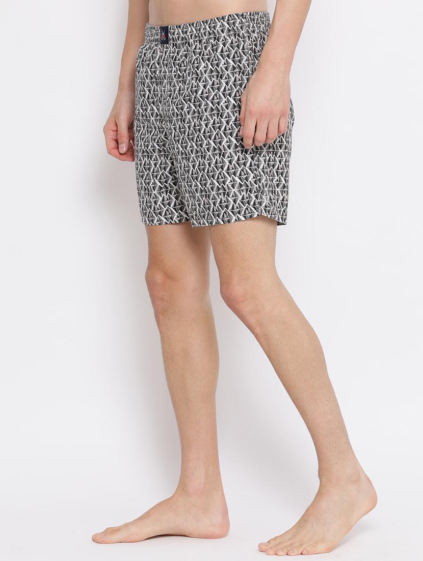 grey printed boxer - 17280092 - Zoom Image - 2