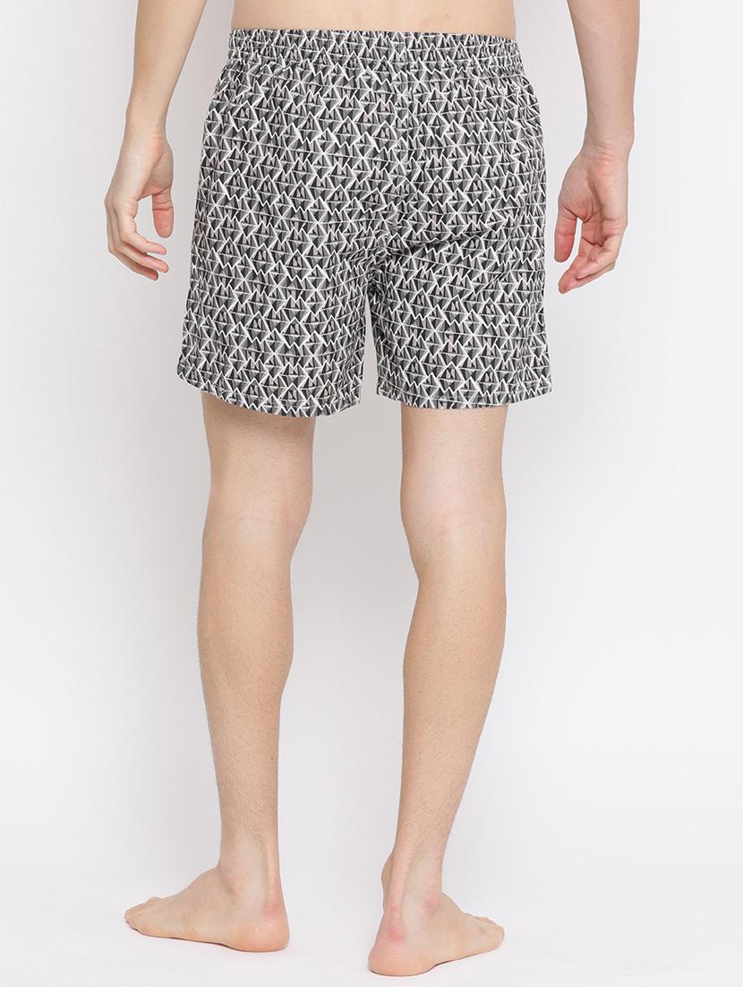 grey printed boxer - 17280092 - Zoom Image - 3