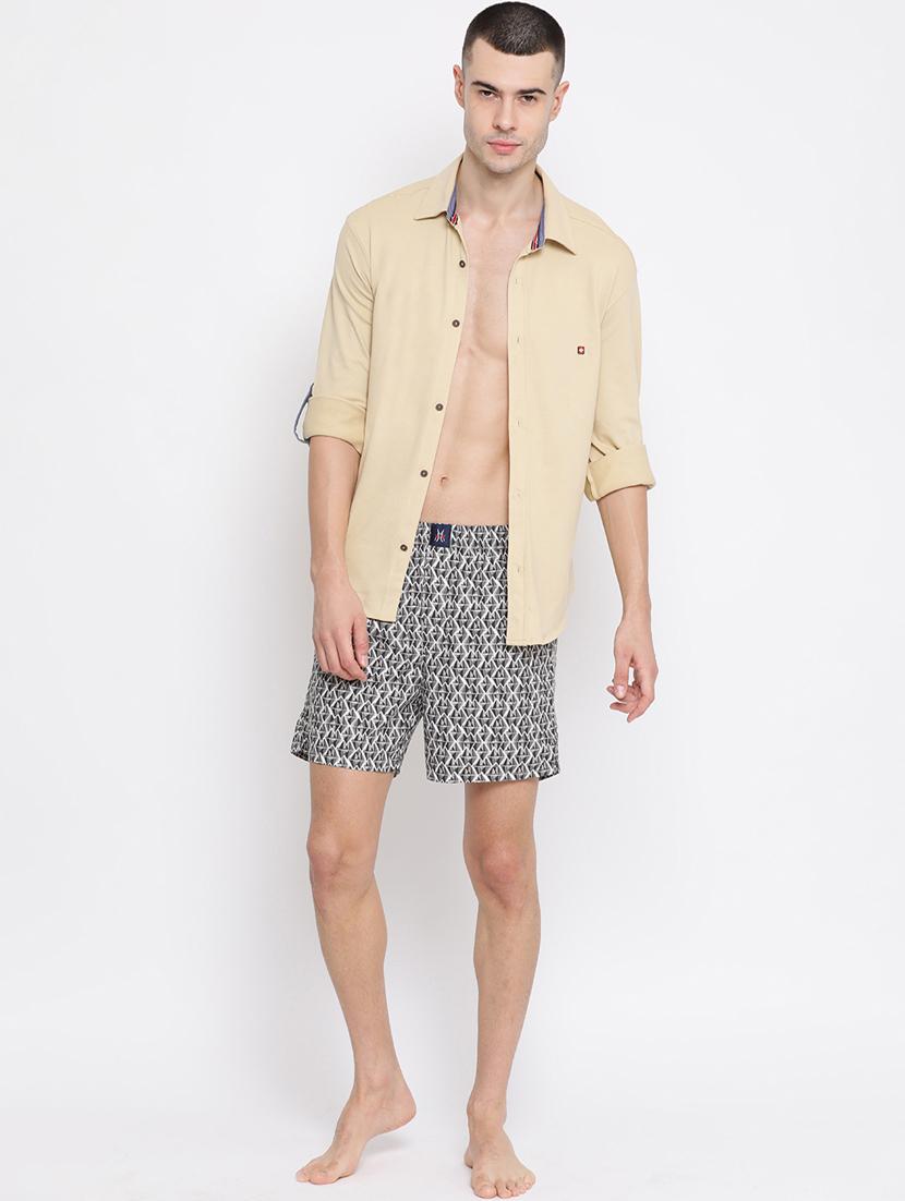 grey printed boxer - 17280092 - Zoom Image - 4