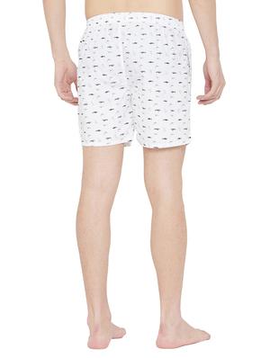 white printed boxer - 17280093 - Standard Image - 3