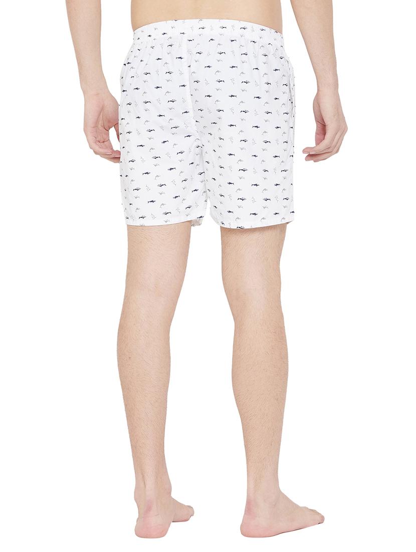 white printed boxer - 17280093 - Zoom Image - 3