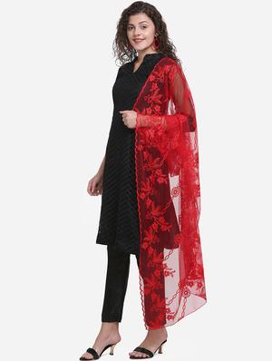 embroidered straight pant unstitched suit - 17280675 - Standard Image - 2