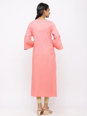 sequined straight kurta - 17280742 - Standard Image - 3