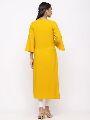 sequined straight kurta - 17280749 - Standard Image - 3