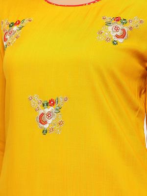 embroidered kurta skirt set - 17280830 - Standard Image - 4