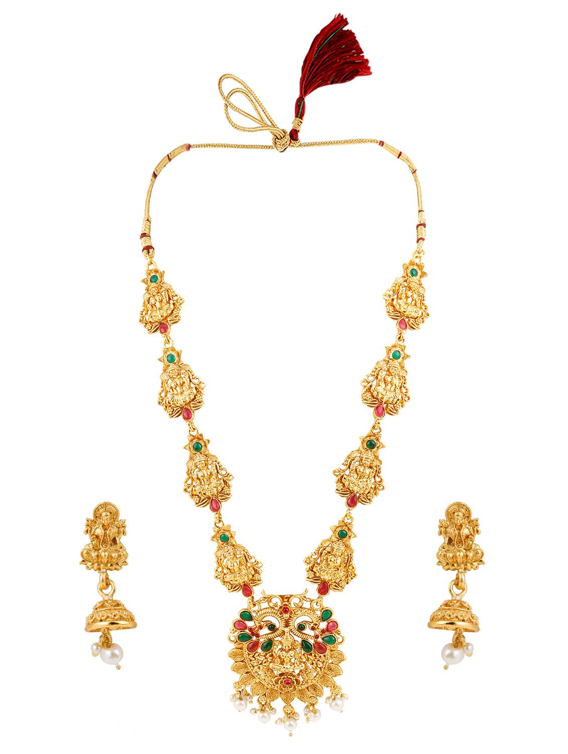 gold plated necklaces and earring - 17280884 - Zoom Image - 3