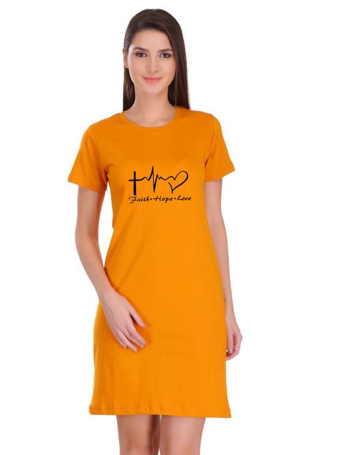 quirky print t-shirt dress - 17281045 - Standard Image - 1