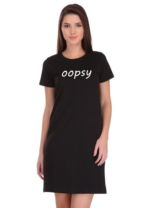 round neck quirky t-shirt dress - 17281103 - Standard Image - 1