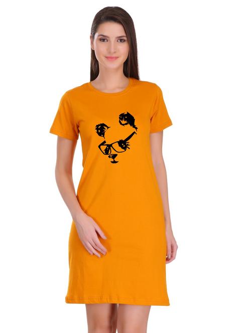round neck quirky t-shirt dress - 17281131 - Standard Image - 1