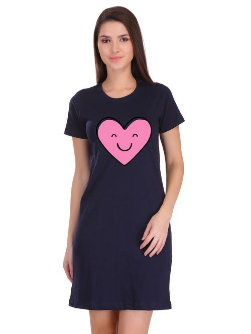 crew neck quirky t-shirt dress - 17281253 - Standard Image - 1