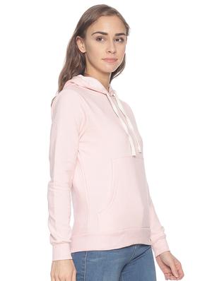 pink cotton hoodies sweatshirt - 17281402 - Standard Image - 2