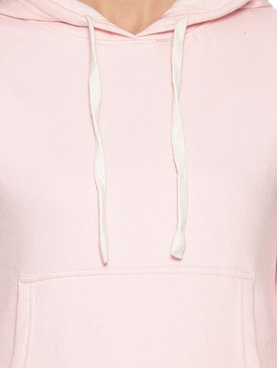 pink cotton hoodies sweatshirt - 17281402 - Zoom Image - 5