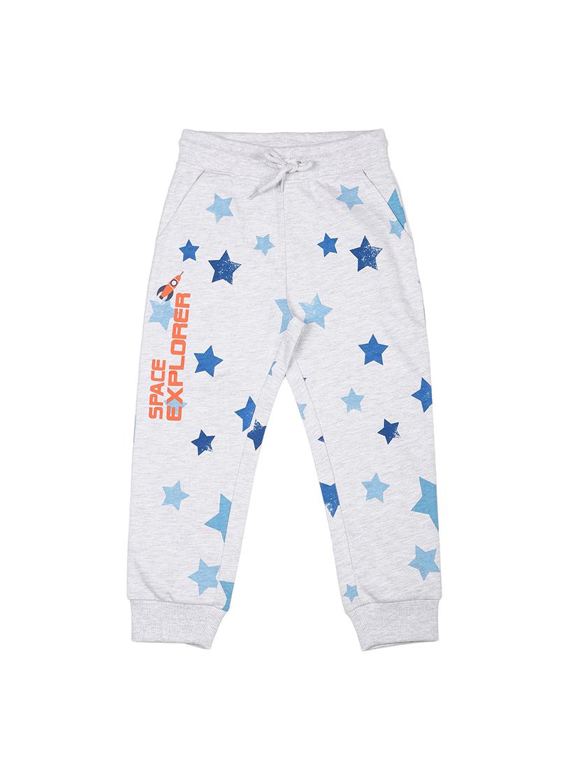 grey cotton joggers trouser - 17281484 - Zoom Image - 1