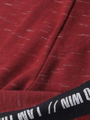 maroon cotton joggers trouser - 17281491 - Standard Image - 3