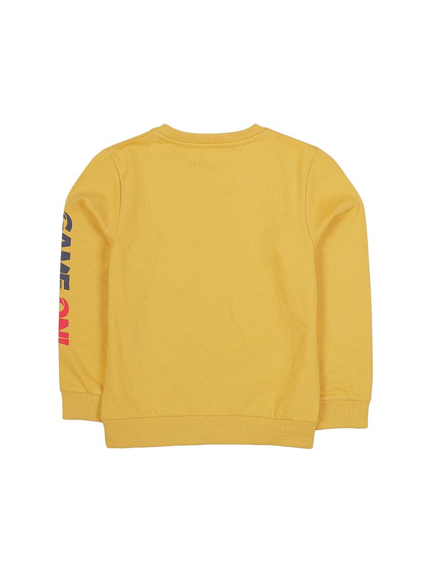 yellow cotton sweatshirt - 17281498 - Zoom Image - 2