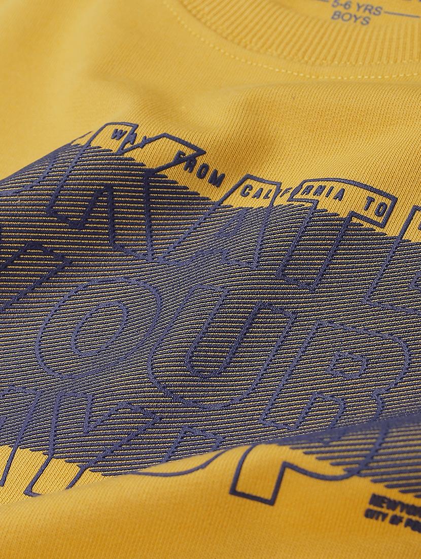 yellow cotton sweatshirt - 17281498 - Zoom Image - 3
