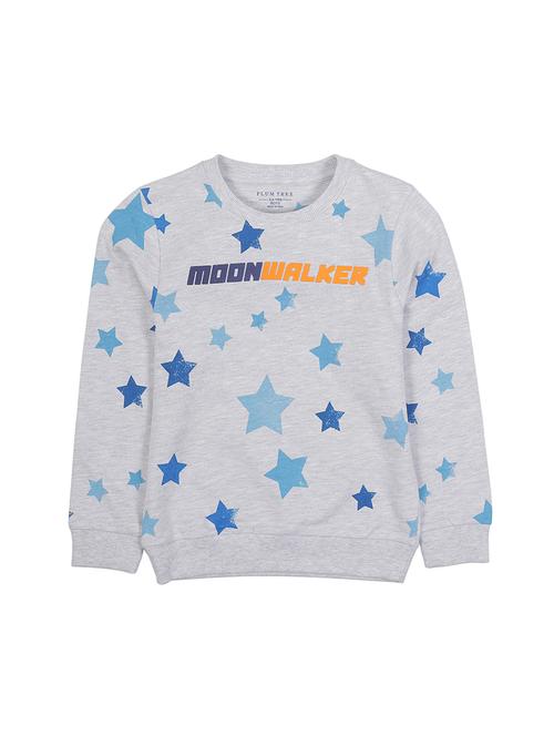 grey cotton sweatshirt - 17281515 - Standard Image - 1
