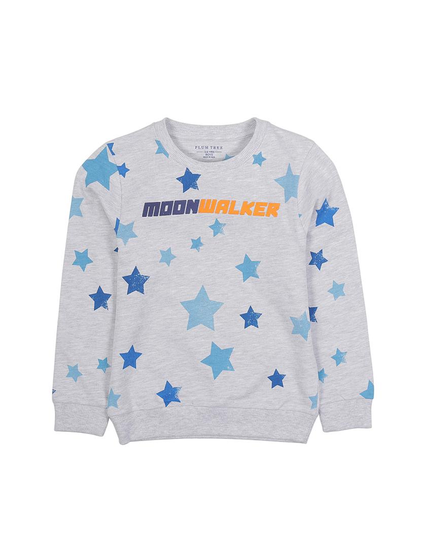 grey cotton sweatshirt - 17281515 - Zoom Image - 1