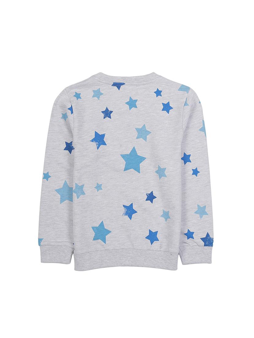 grey cotton sweatshirt - 17281515 - Zoom Image - 2