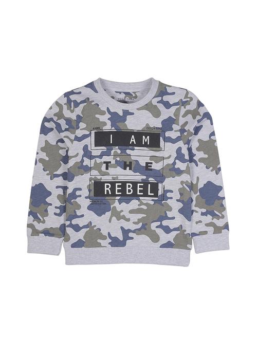grey cotton sweatshirt - 17281518 - Standard Image - 1
