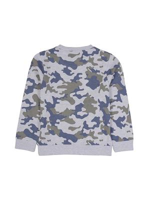 grey cotton sweatshirt - 17281518 - Standard Image - 2