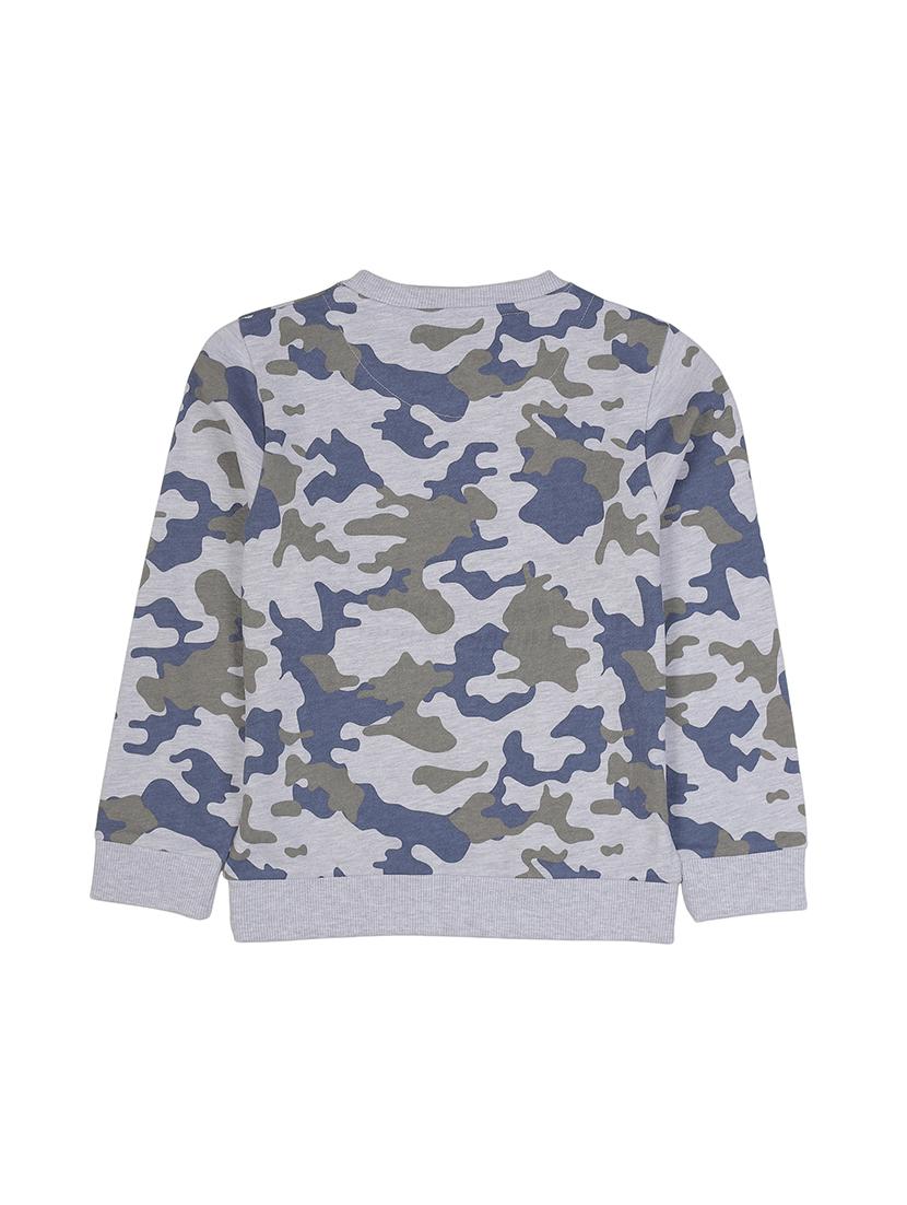 grey cotton sweatshirt - 17281518 - Zoom Image - 2