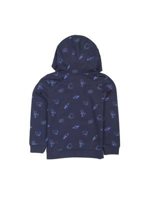 navy blue cotton sweatshirt - 17281519 - Standard Image - 2