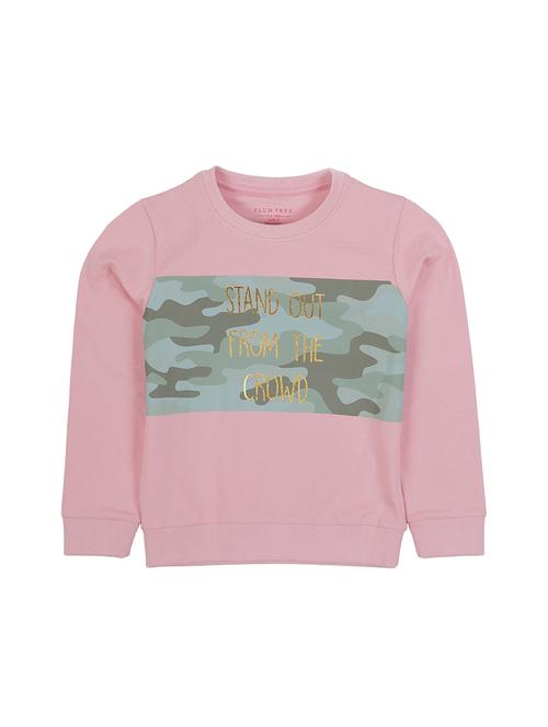 pink cotton sweatshirt - 17281529 - Standard Image - 1