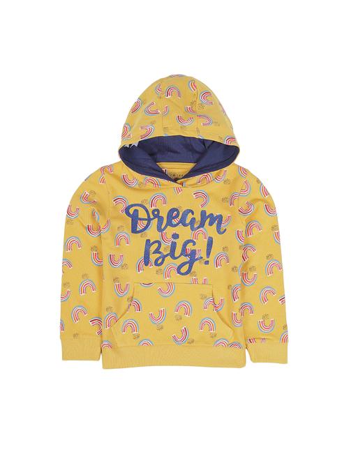 yellow cotton sweatshirt - 17281542 - Standard Image - 1