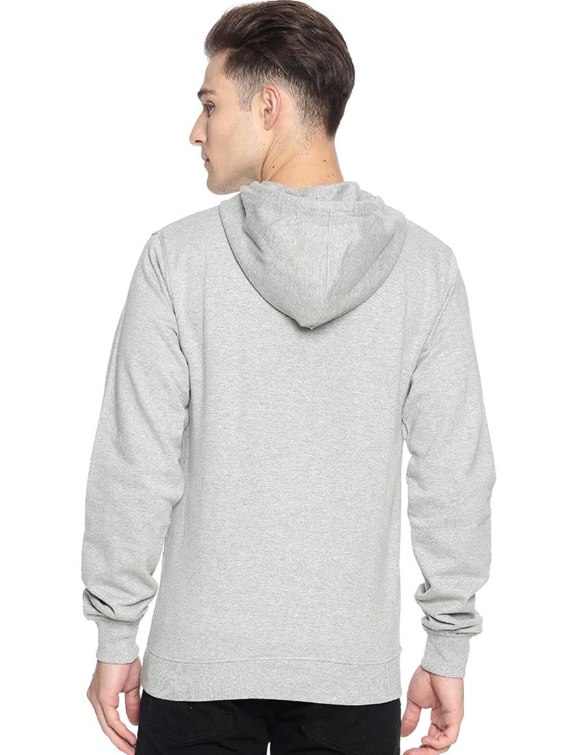 grey chest print sweatshirt - 17281855 - Zoom Image - 3