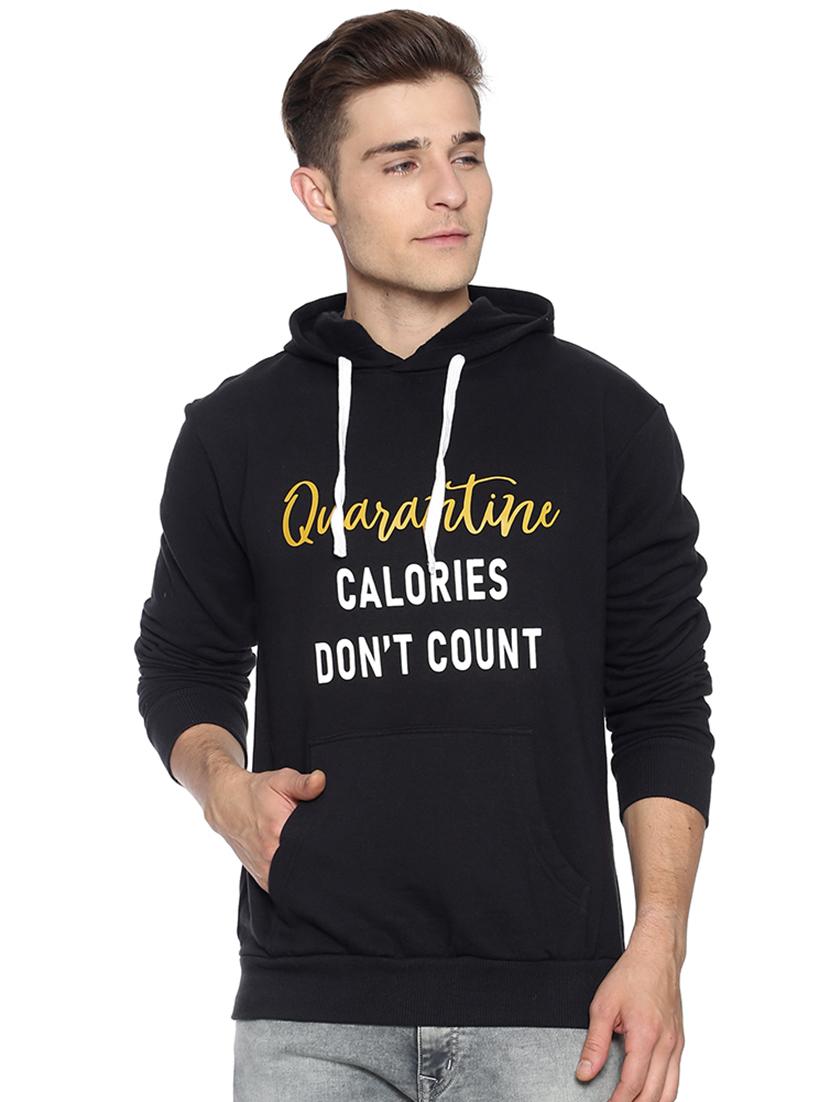black chest print sweatshirt - 17281860 - Zoom Image - 1