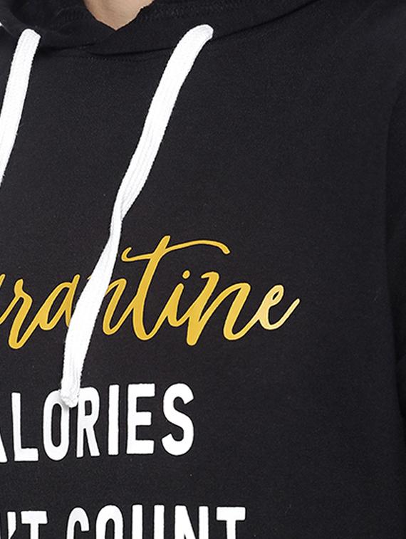 black chest print sweatshirt - 17281860 - Zoom Image - 5