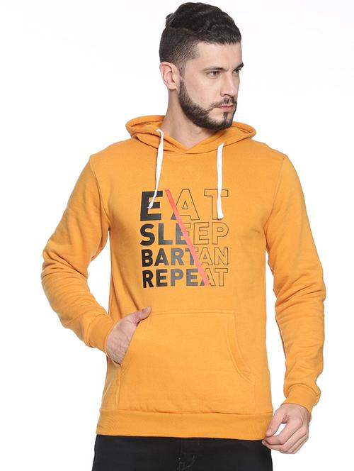 yellow chest print sweatshirt - 17281875 - Standard Image - 1